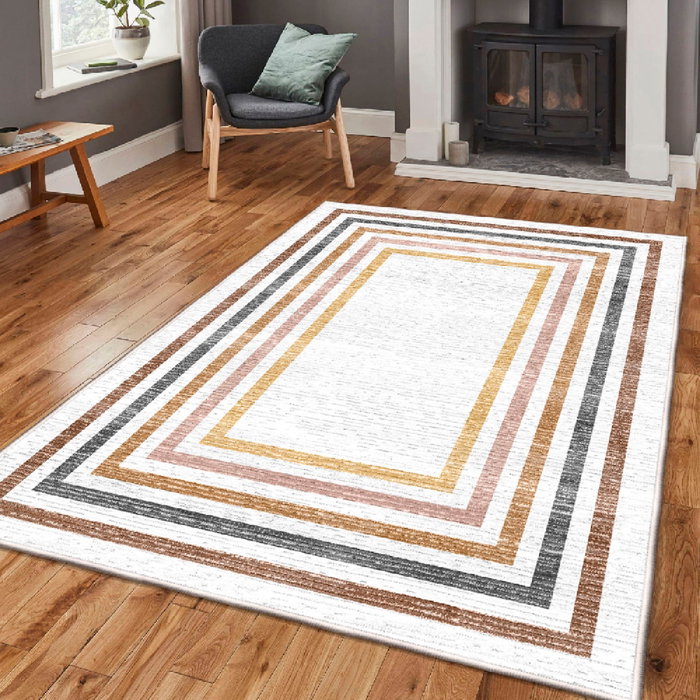 Conceptum Alfombra de Algodón 120 x 180 cm Multicolor